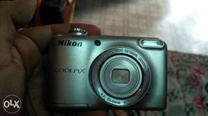 Silver Nikon Coolpix Digital Camera