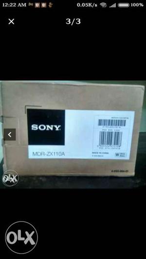 Sony Hd Head Phones Brand New Packed Unused With