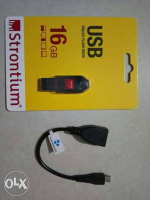 Strontium Pollex 16GB pendrive with free OTG CABLE JUST