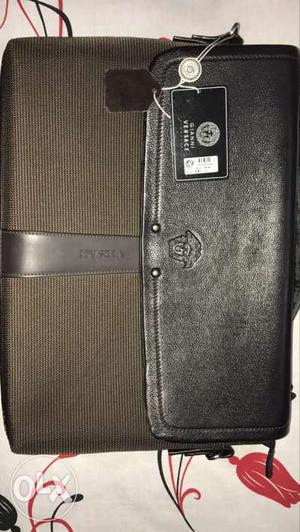 Versace Imported BriefCase/Office/ Laptop Bag. Brand New.
