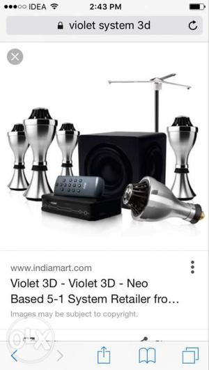 Violet 3D home theater system