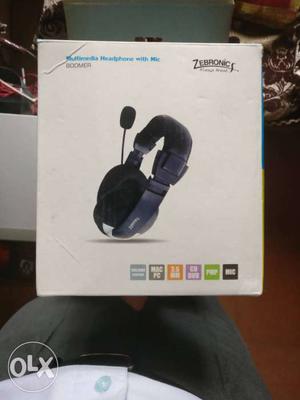 Zebronics multimedia headphones with mic brand new