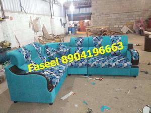 Branded corner design quality sofa set