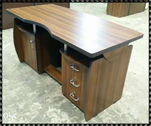 Brown Wooden Office Table
