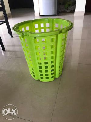 Green Plastic Basket