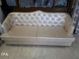 Imported leather sofa set 7 seater