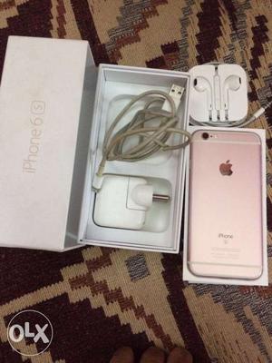 Iphone 6s 16 gb rose gold colour with all
