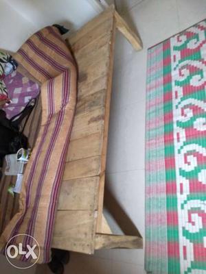 Single bed wooden without box KING SIZE