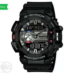 All new Blutooth G shock with bill and warrnty