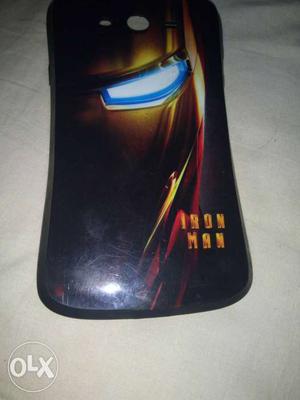 Black Samsung galaxy grand 2 Iron Man Smarphone Case