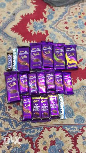 Chocolates for sell it costs  according to