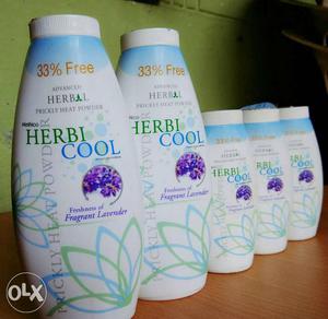 Five Herbal Herbi Cool Fragrant Lavender Bottles