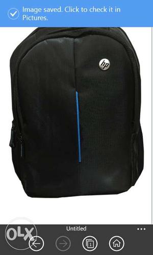 Hp Original Laptop Backpack Bag