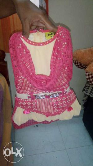 Kid's Pink Knitted Top