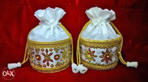 Manipuri handmade bridal pouch... 280/- each