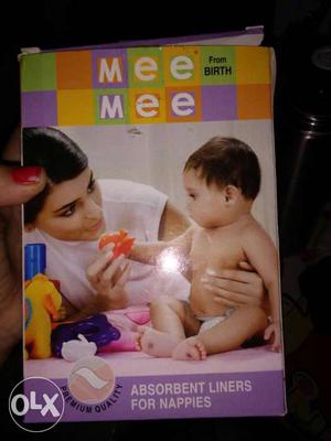 Mee Mee Absorbent Liners For Nappies Box