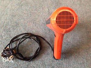 Moulinex orange hair dryer