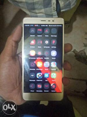 New condition MI Note 3, 4months old, only bill