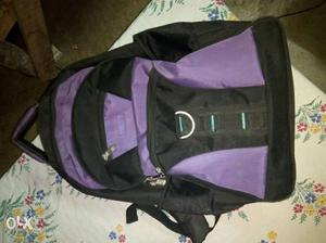 Purple And Black Bag 5 months old only within 200rs