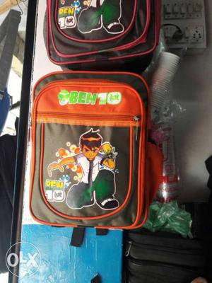 Red And Black Ben10 Backpack