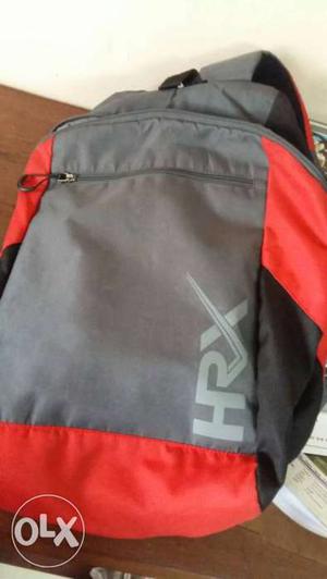 Red And Gray HRX Backpack