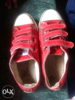 Red Velcro Shoes