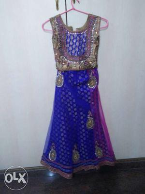 This is a ghagra type dress of size 30.