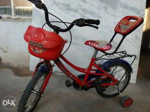 Toddler's Red Training Bike