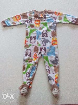 Warm footed onsie for upto 2 years