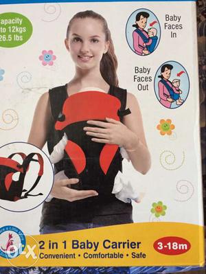 2 in 1 baby carrier..2-3 time used in very good