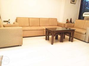 7 seater sofa set with built in bed and storage