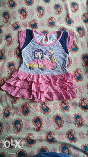Baby girl's frock. wore only once.