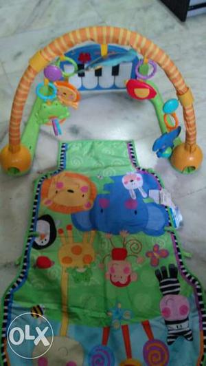 Baby's Green Fisher Price Kick And Play Piano Activity Gym