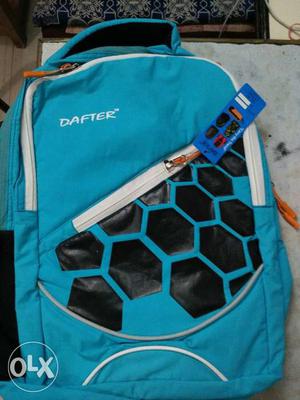Blue And Black Dafter Backpack