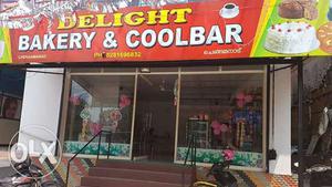 Delight Bakery & Coolbar Signage