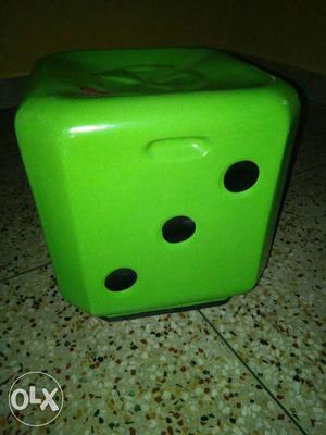 Green And Black Dice stool