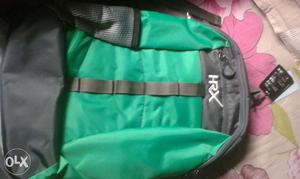 Green And Black HRX by hritik roshan Backpack
