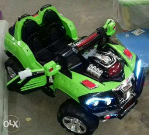 Green And Black Ride-on Toy