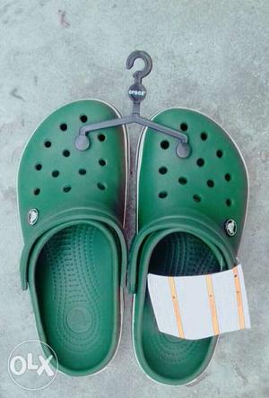 Its original crocs and its new wear one time also