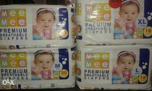 Mee mee baby diapers 1 packed 180 rs only