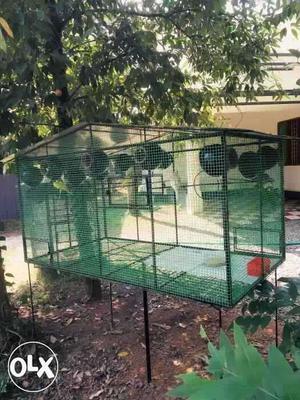 New birds cage... size:length 5 feet, width 3 and