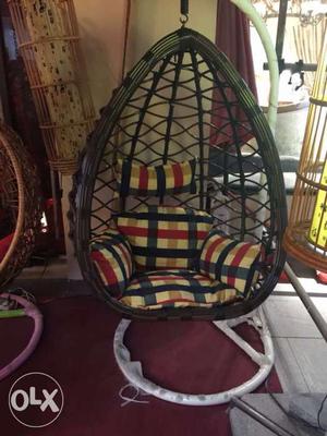 Outdoor Jhula with Cushion and Headrest