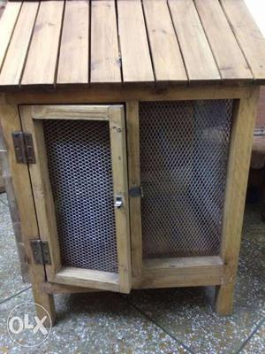 PET CAGE made of GERMAN PINE WOOD With natural