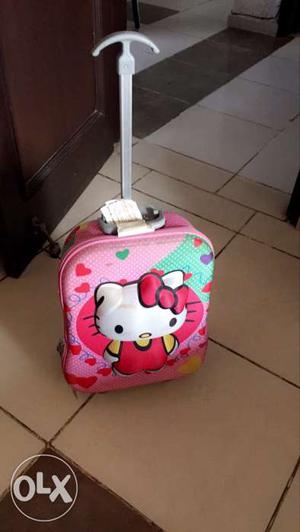 Pink Hello Kitty Luggage