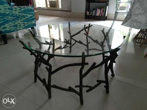 Tree branch like round coffee table (new)