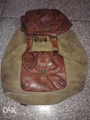 100% Original Leather School Bag