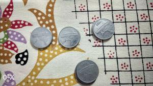 50 paise, 8 coins, year - 