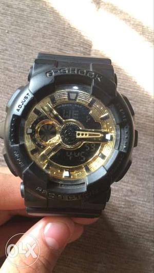 Black And Gold Casio G-Shock G110