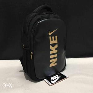 Black And Yellow Nike Leather Bag