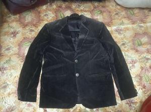 Black Notch-lapel Suit Jacket